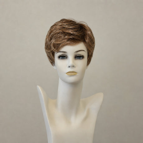 Carina Small blonde Bob-Perücke mit Pony