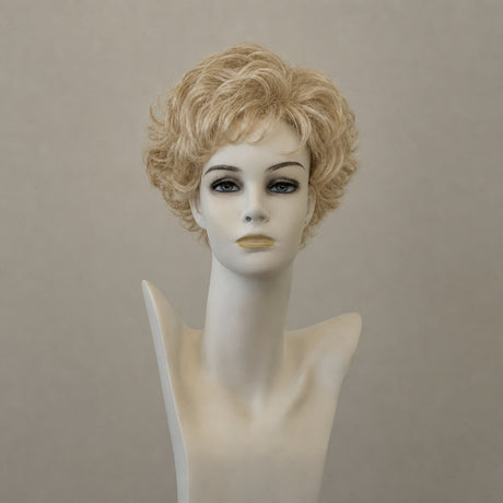 Kurze blonde Perücke Carla Soft, Swedish-Mix