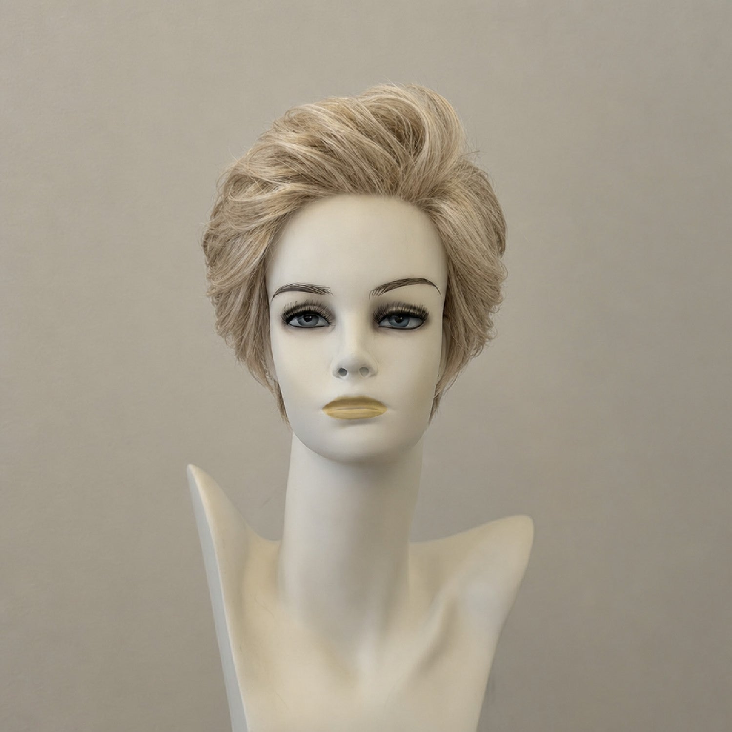 Perücke Carol Mono Lace: Blond gesträhnte Perücke mit Lace Front, schulterlang