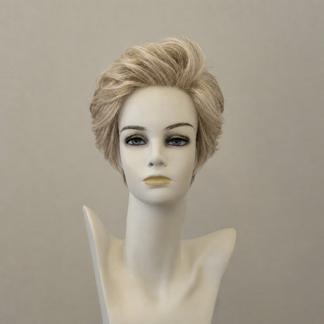 Perücke Carol Mono Lace: Blond gesträhnte Perücke mit Lace Front, schulterlang