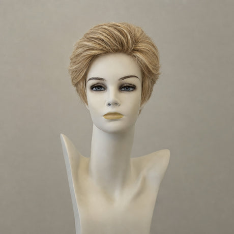 Braune Perücke "Carol Mono Lace" - Lang, gewellt