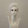 Lange, blonde Perücke im Monofilament Lace-Front Stil