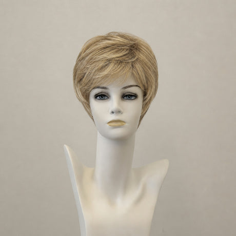 Carol Mono Lace Perücke, lang, braun/blond meliert