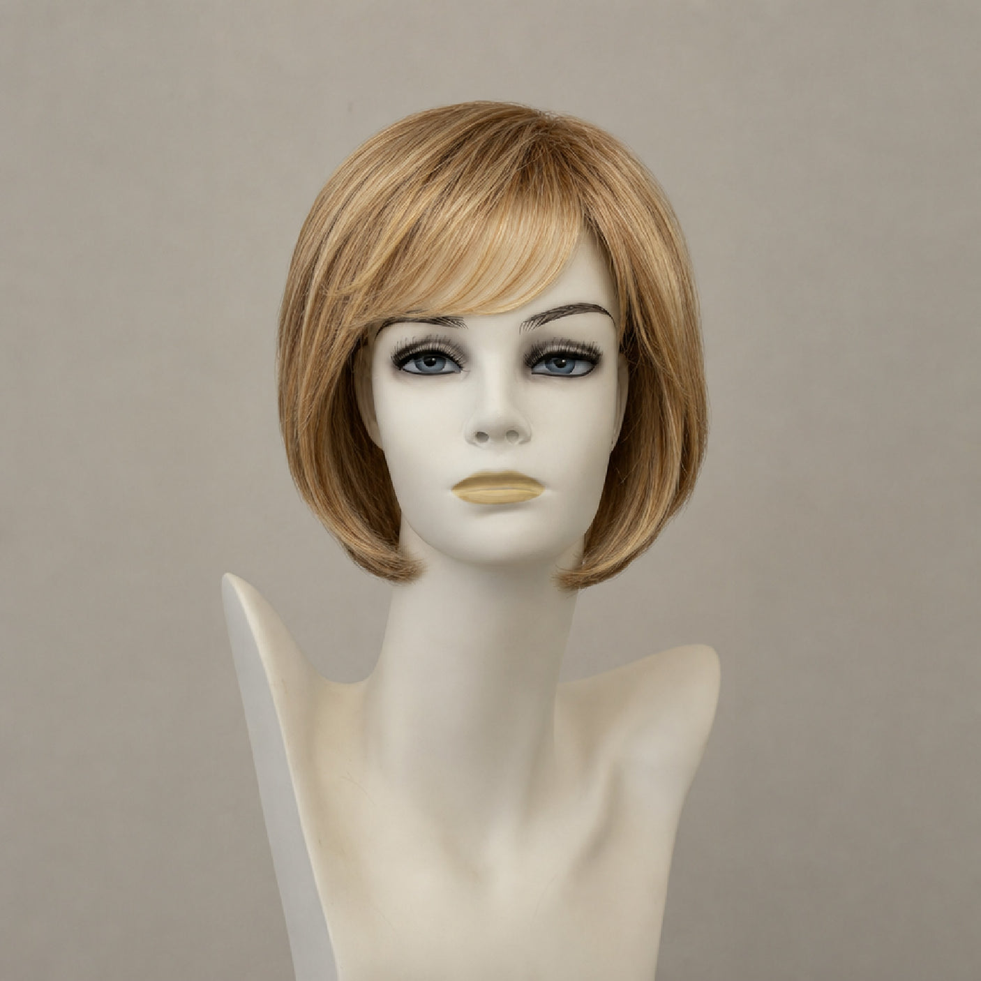 Braune Perücke kurz, mittellang, Locken, Catwalk A Light Mono