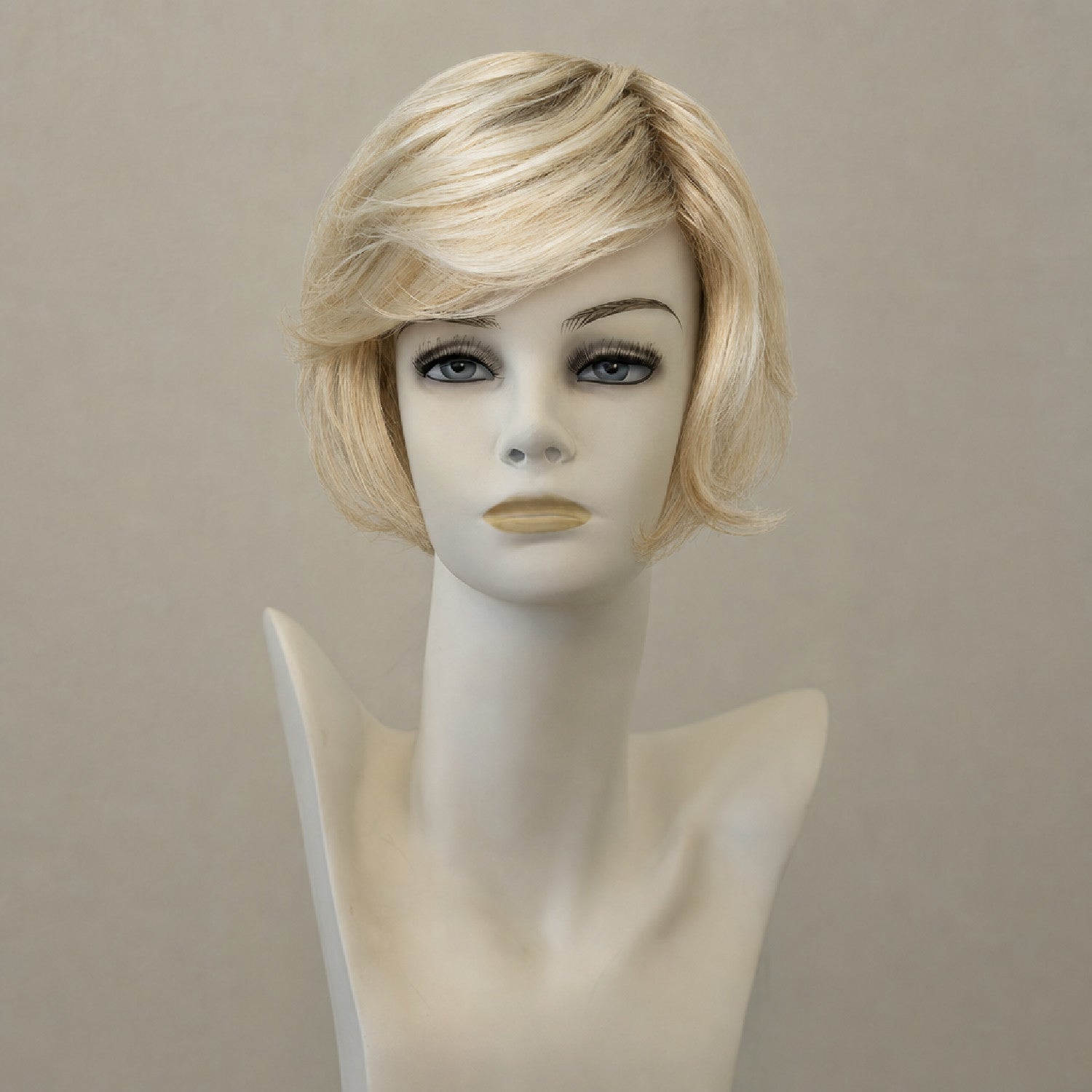 Schwarze Bob-Perücke Catwalk Deluxe, Schulterlang