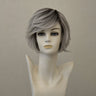 Salt & Pepper Bob Perücke, kurzes, gestuftes Haar, Catwalk Deluxe Super