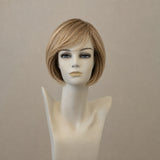 Lange Perücke in Honigblond mit Ombre-Effekt, Lace Front