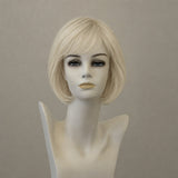 Long Bob Perücke mit Lace Front, naturblond