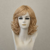 Perücke Celebrity R14/88+8 blond naturfarben gesträhnt lang lockig