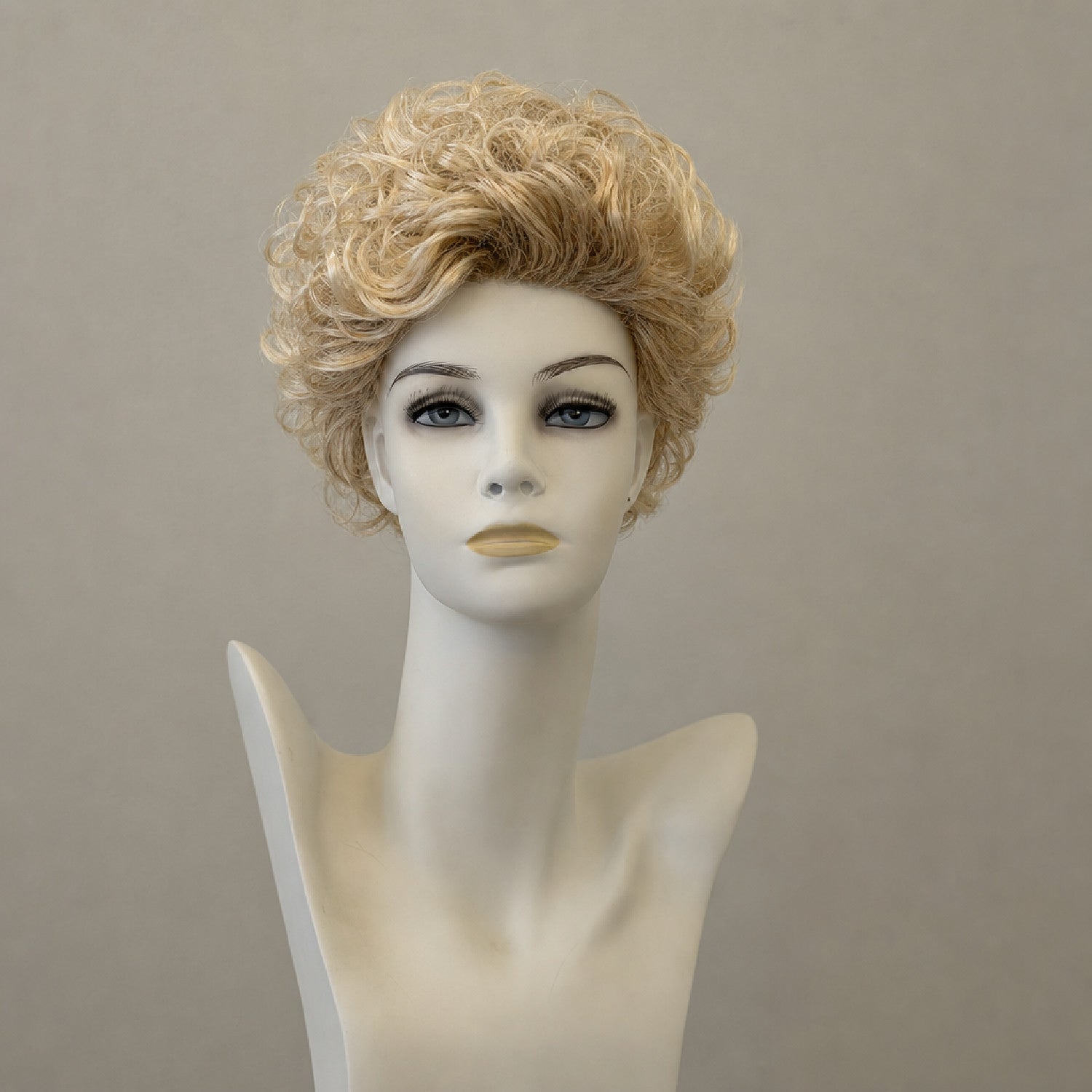 Braune Perücke Celina Lace, schulterlang, mit Wurzel-Effekt