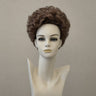 Schwarze Perücke mit honigbraunen Highlights, schulterlang, Lace Front