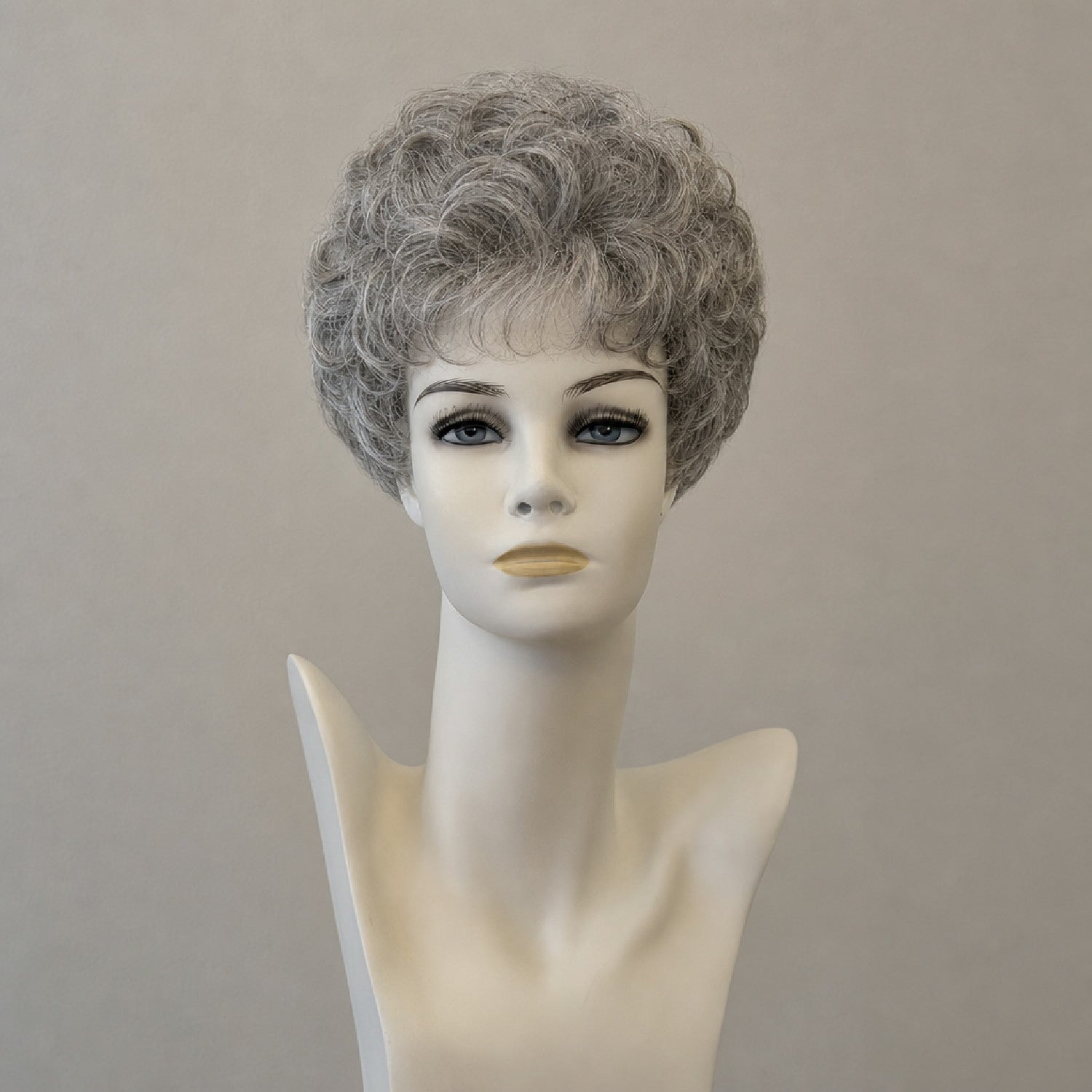 Kurze blonde Perücke Charme Mono Super mit Seitenscheitel