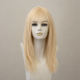 Pastelblonde Rooted Perücke, Cher Futura Stil, glatt, lang