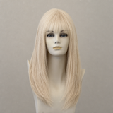 Platinblonde Perücke Cher Futura, kurz, mit Wurzel-Effekt
