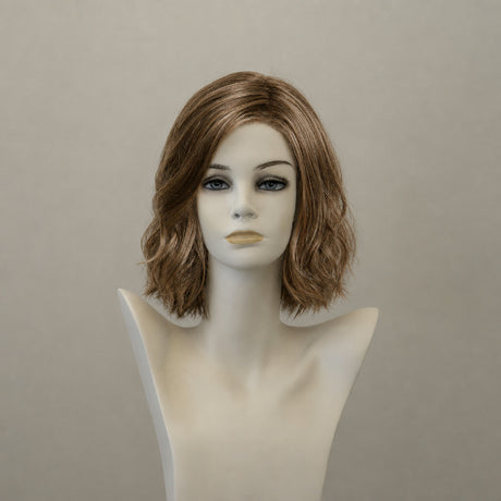 Kurzärmeliges Perücken-Modell Chiara SF in Mocca-Braun