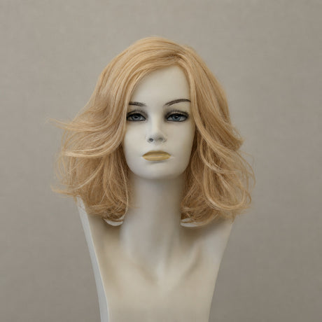 Mittellange blonde Perücke Chloe im Balayage-Look