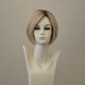 Dunkle Perücke, braun mit blonden Highlights, lang, gewellt, Lace-Front