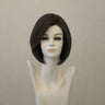 Braune Perücke mit schulterlangem, gewelltem Haar und Monofilament-Lace-Front