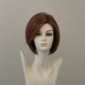 Kurze, braune Bob-Perücke mit Lace-Front und Monofilament.
