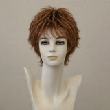 Kurze Perücke cinnamon rooted, gewellt, natürlicher Look