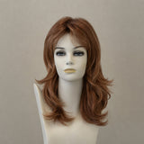 Cloe Mono Perücke: Mittellanges Honigblond mit Highlights