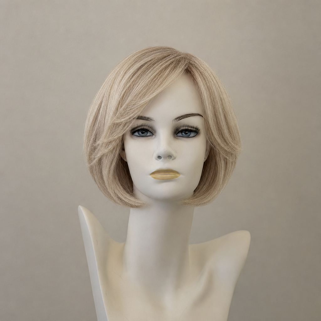 Perücke Cloud: Midi-Länge, Sandy Blond Mix mit Auburn-Tönen