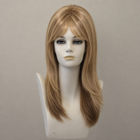 Kurze, lockige braune Perücke Club B Young