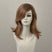 Kurze Como Mono Lace Perücke in Blond-Braun-Rot-Mix
