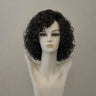 Kurze schwarze Lockenperücke "Curly Hair 2