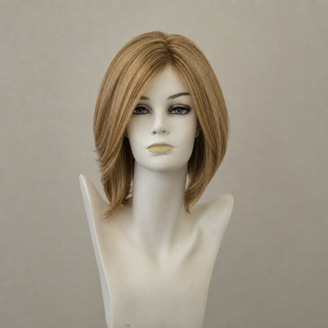 Duo Fiber Lynsey Monofilament Lace Deluxe Perücke, 12/24+8, mittelbraun/blond