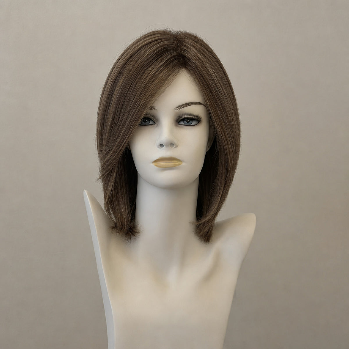 Kurzhaarperücke Lynsey, dunkelbraun, Mono Lace Deluxe
