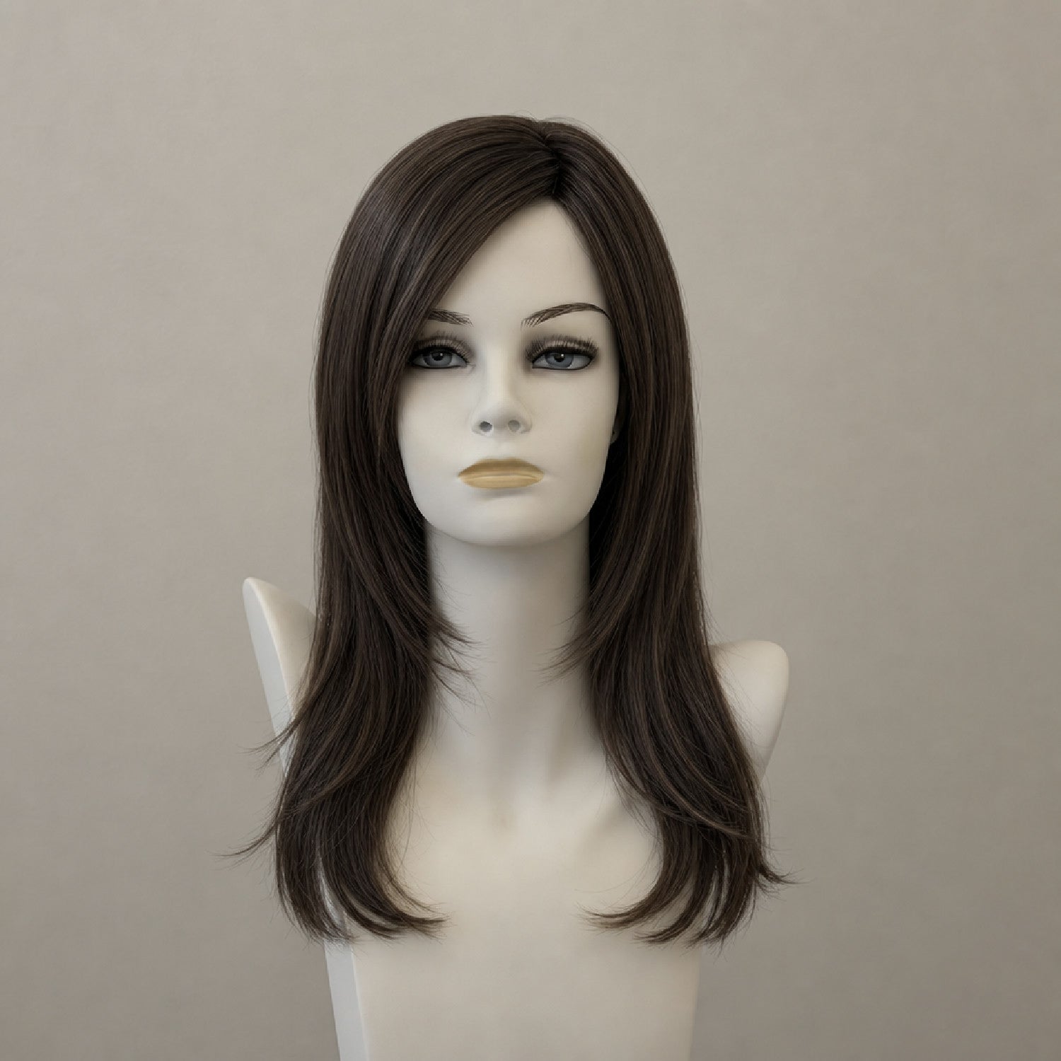 Lange Perücke "Long Hair 1" in Dark Mocca