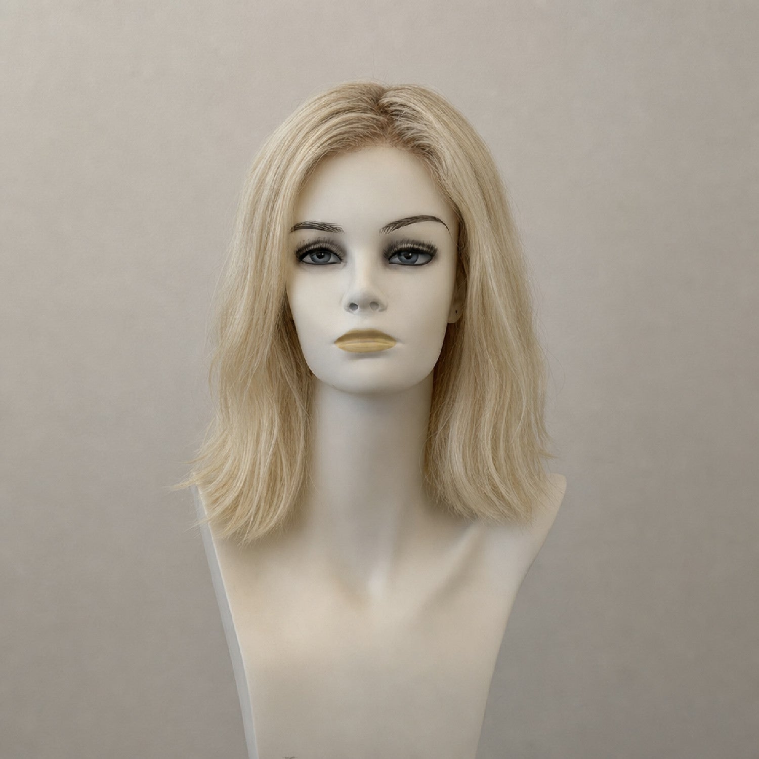 Long Hair 1 Swedish Blond Root Perücke mit Wurzelansatz