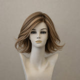 Mocca rooted Page Hair Perücke kurz, gesträhnt