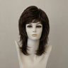 Kurze dunkelbraune Bob-Perücke Page Hair 2 mit Seitenscheitel