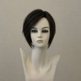 Schwarze Perücke Page Hair 2, kurz, glatt, modern