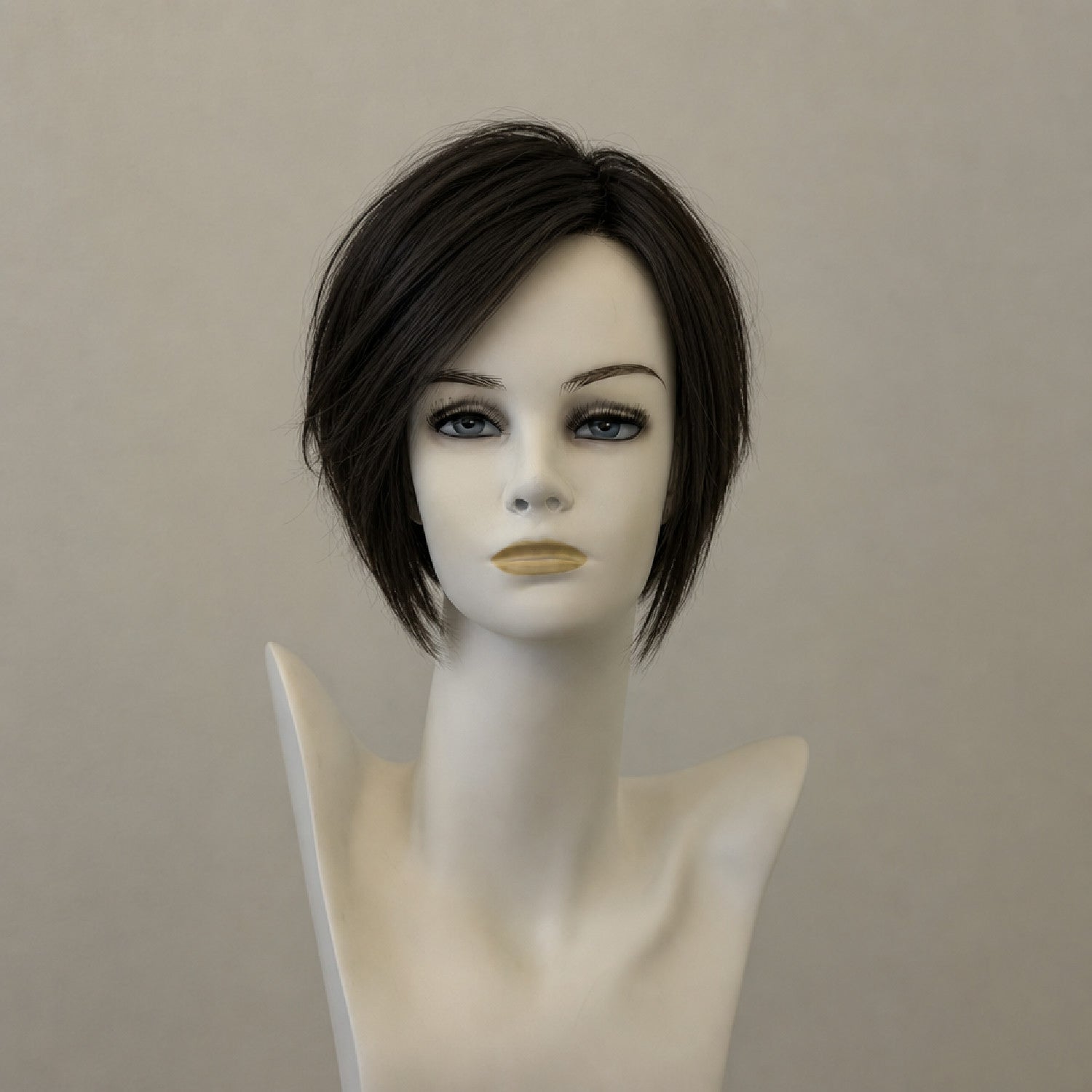 Schwarze Perücke Page Hair 2, kurz, glatt, modern