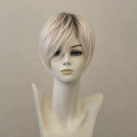 Page Hair 2 Perücke, schulterlang, mit Wurzeln, Metallic Blonde
