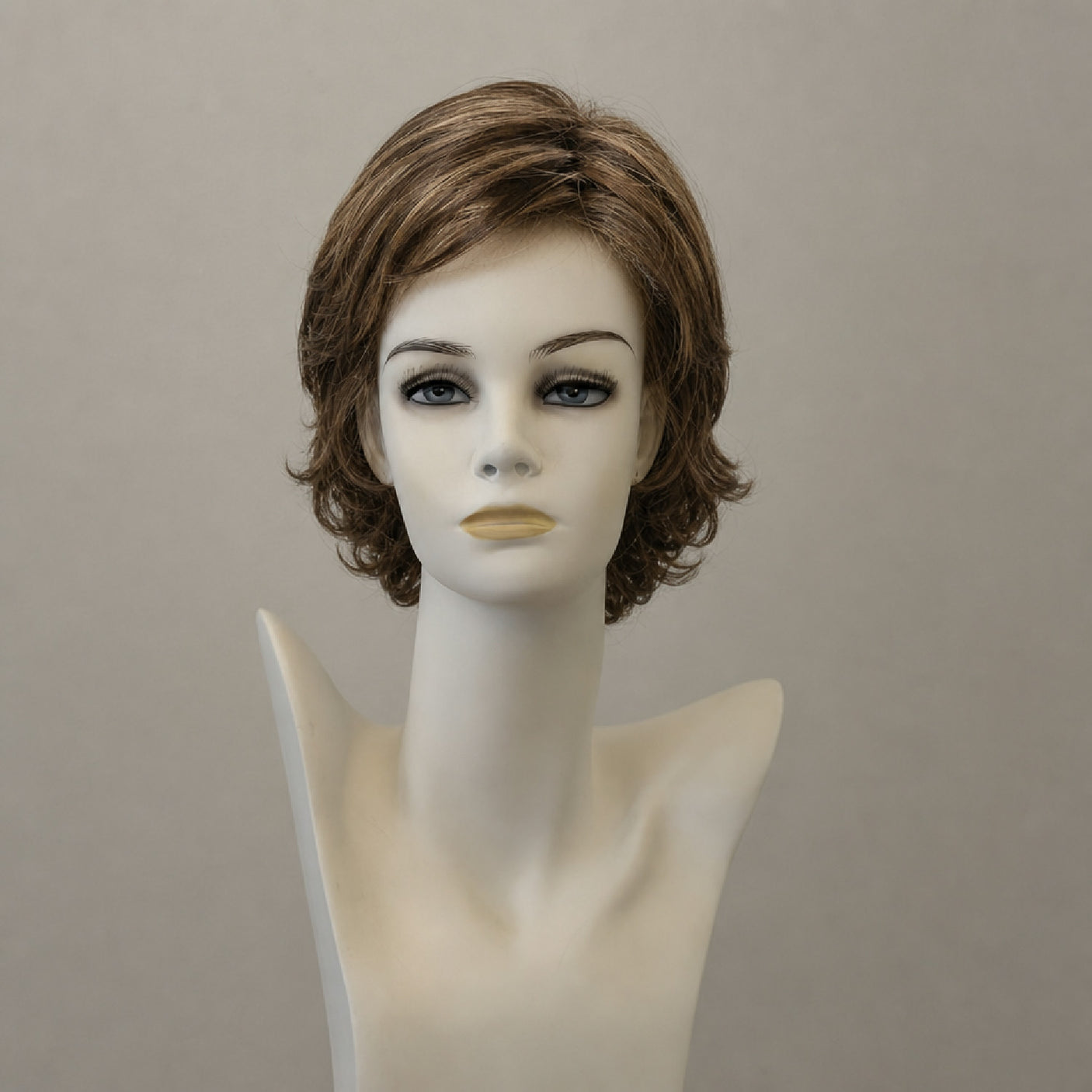 Kurze braune Perücke Page Hair 3 im Mix-Ton "Chocolate Mix
