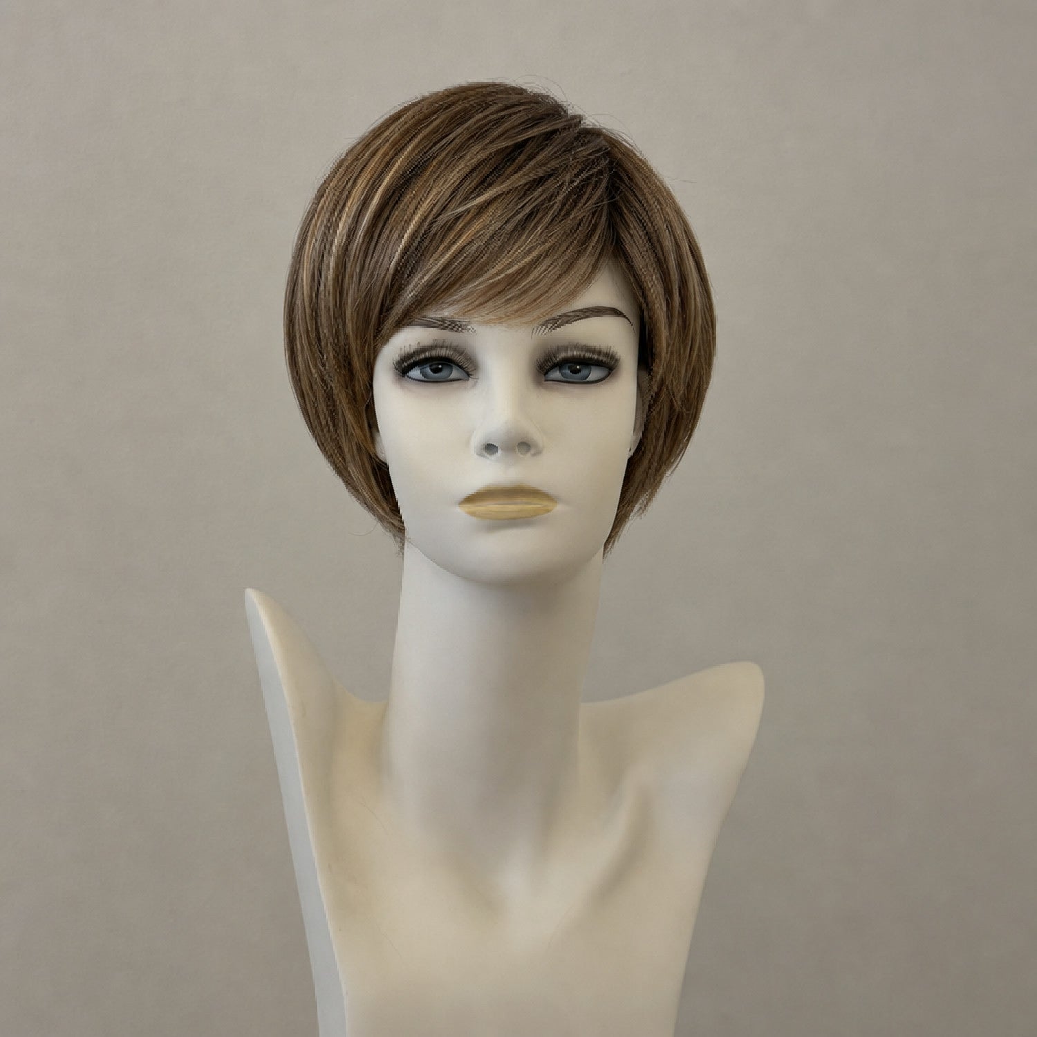 Kurzhaarperücke Page Hair 3, Schokobraun mit Ansatz