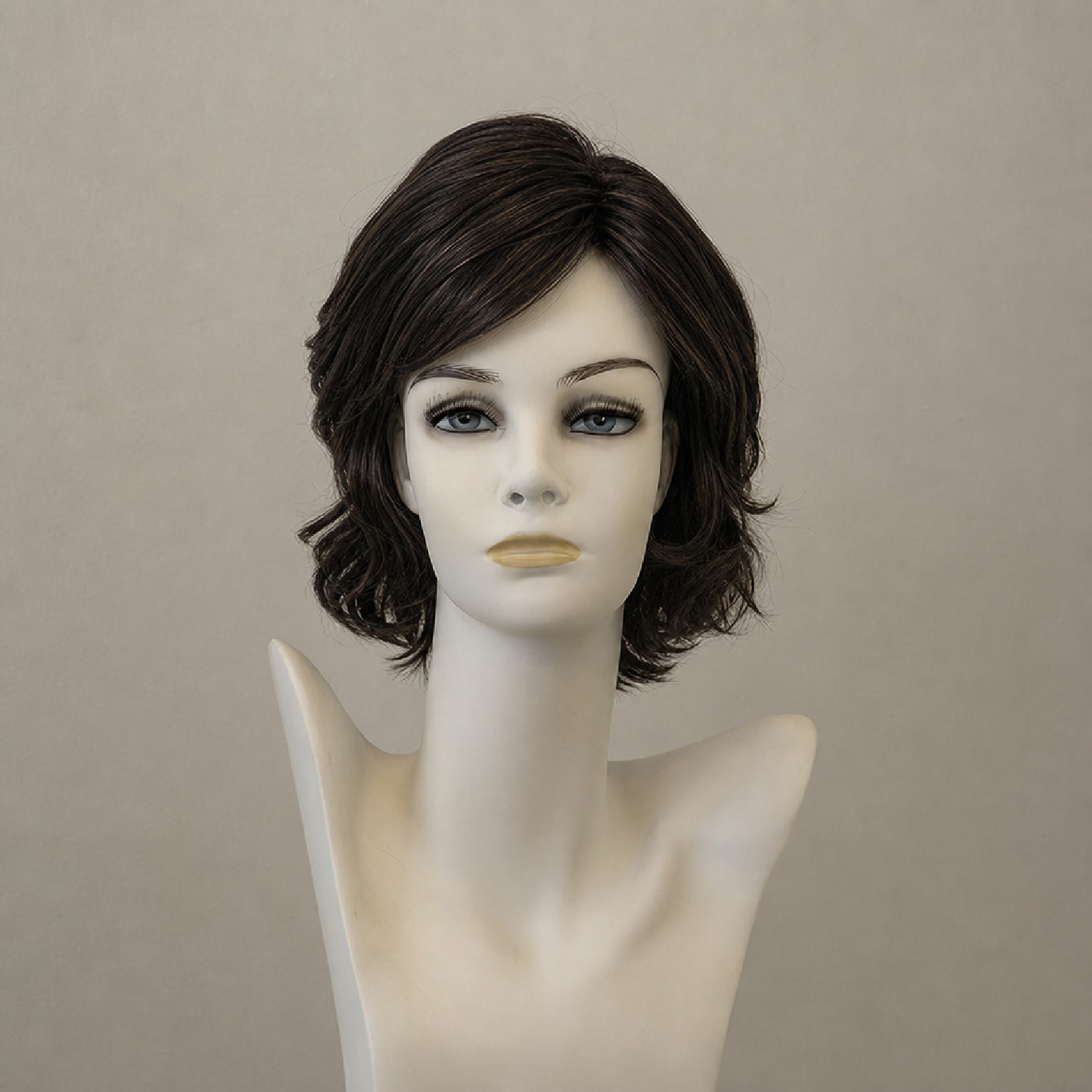 Kurze braune Perücke Page Hair 3 in Dunkelbraun