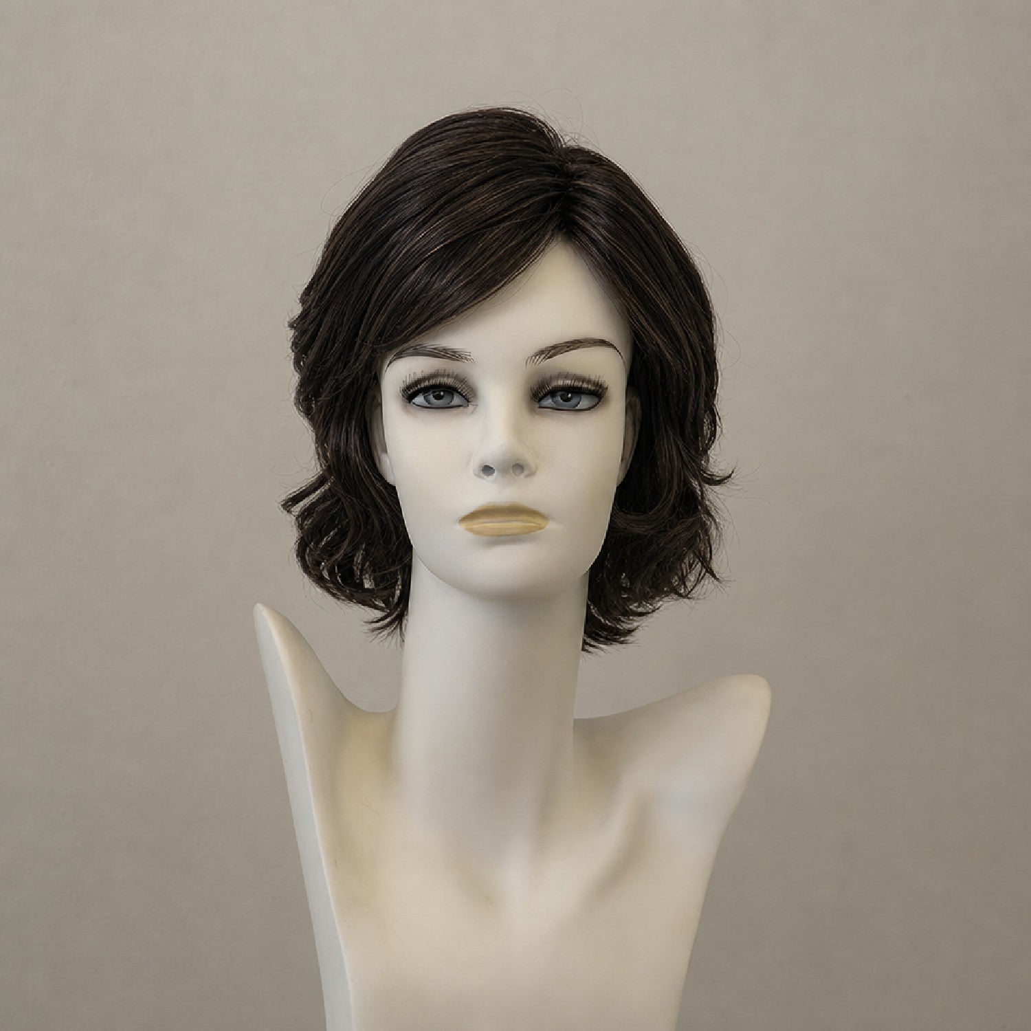 Kurze braune Perücke Page Hair 3 in Dunkelbraun