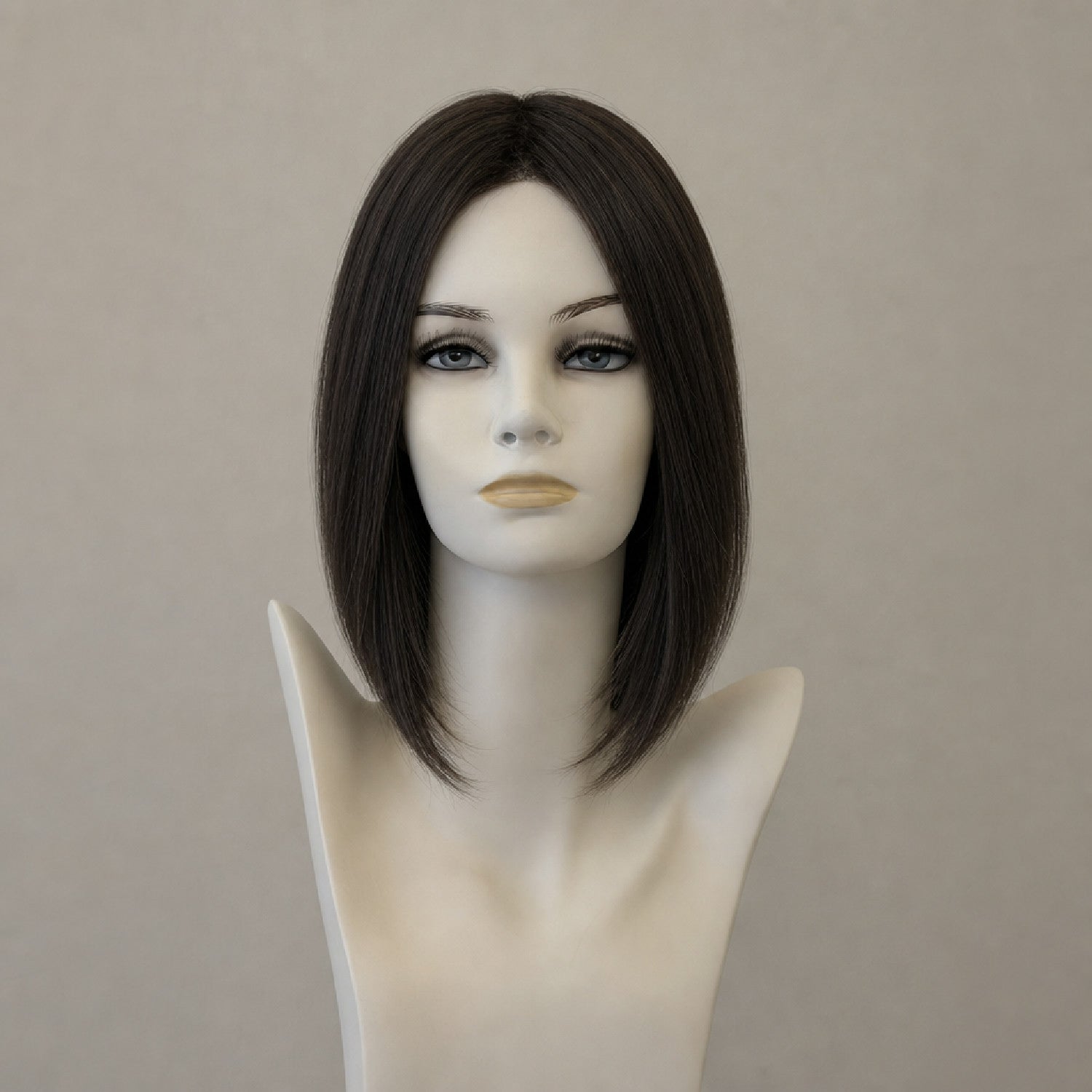 Espresso Page Hair 3 Perücke mit geradem Schnitt und mittellangem Haar