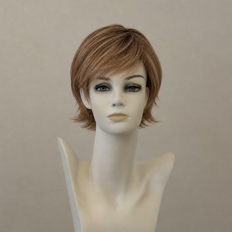 Kurze braune Perücke Page Hair 3 im Farbton Hotchocolate Mix