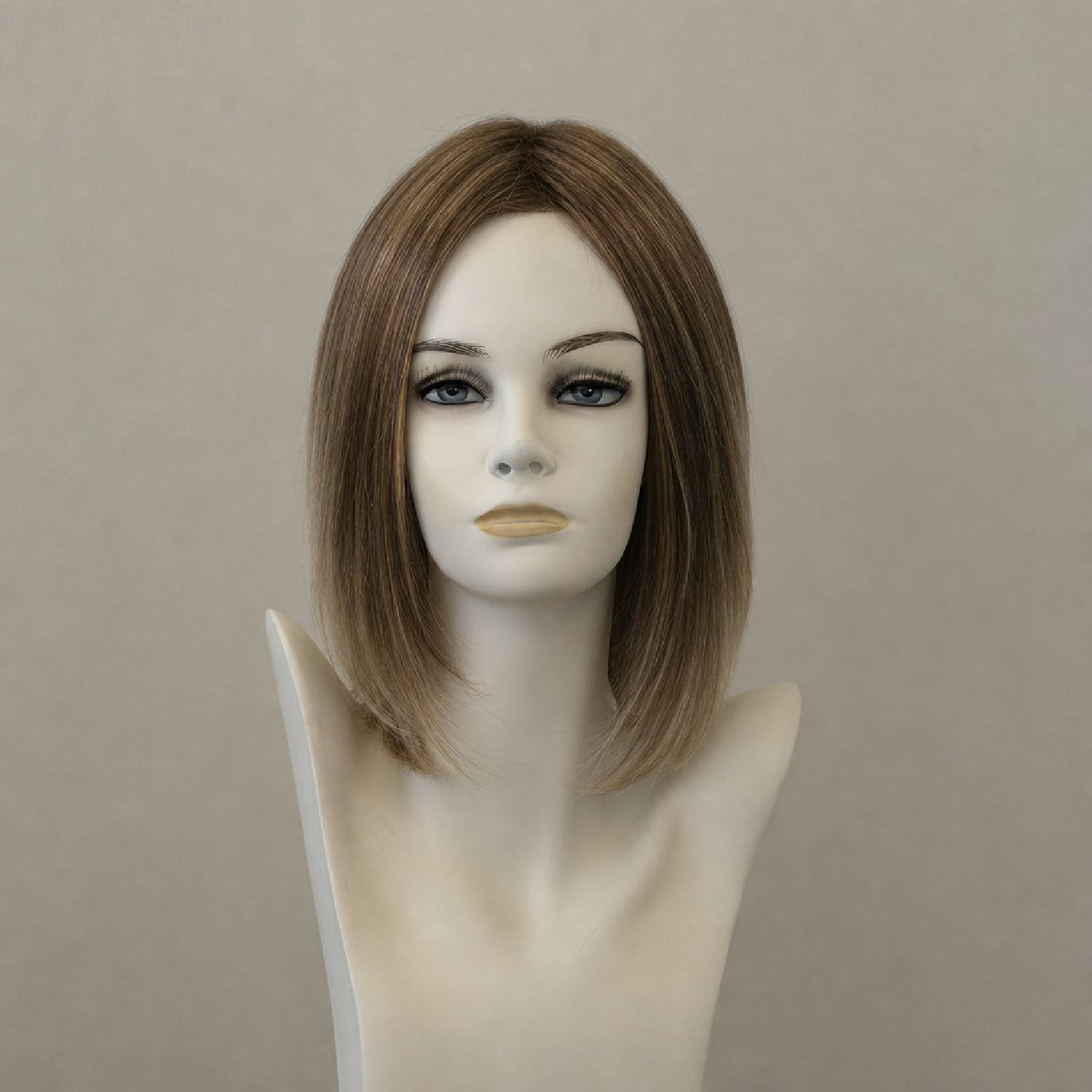 Page Hair 3 Mocca-Brown Perücke, schulterlang, Braun