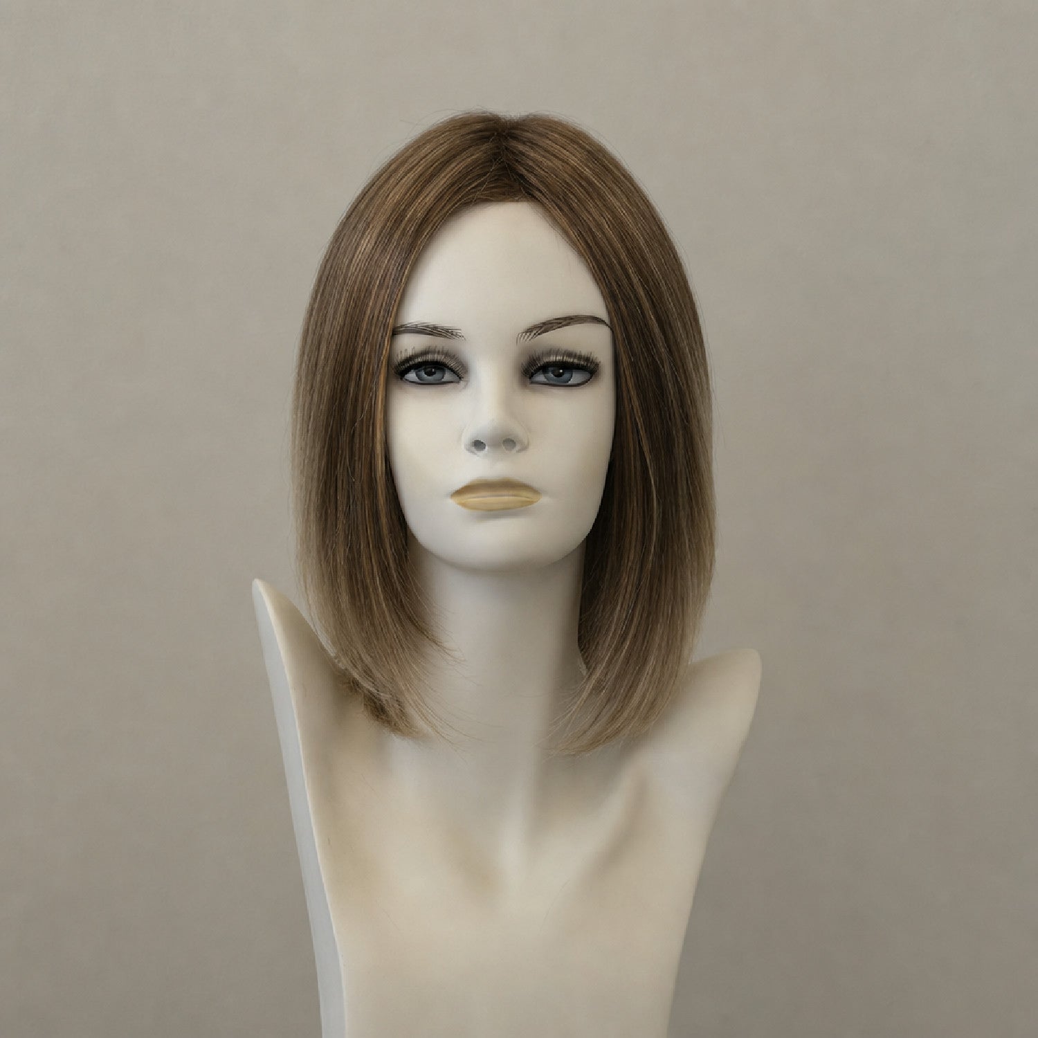 Page Hair 3 Mocca-Brown Perücke, schulterlang, Braun