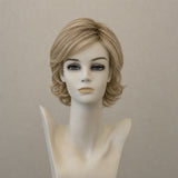 Kurze blonde Perücke mit Ansatz in Vanilla-Mix-Root