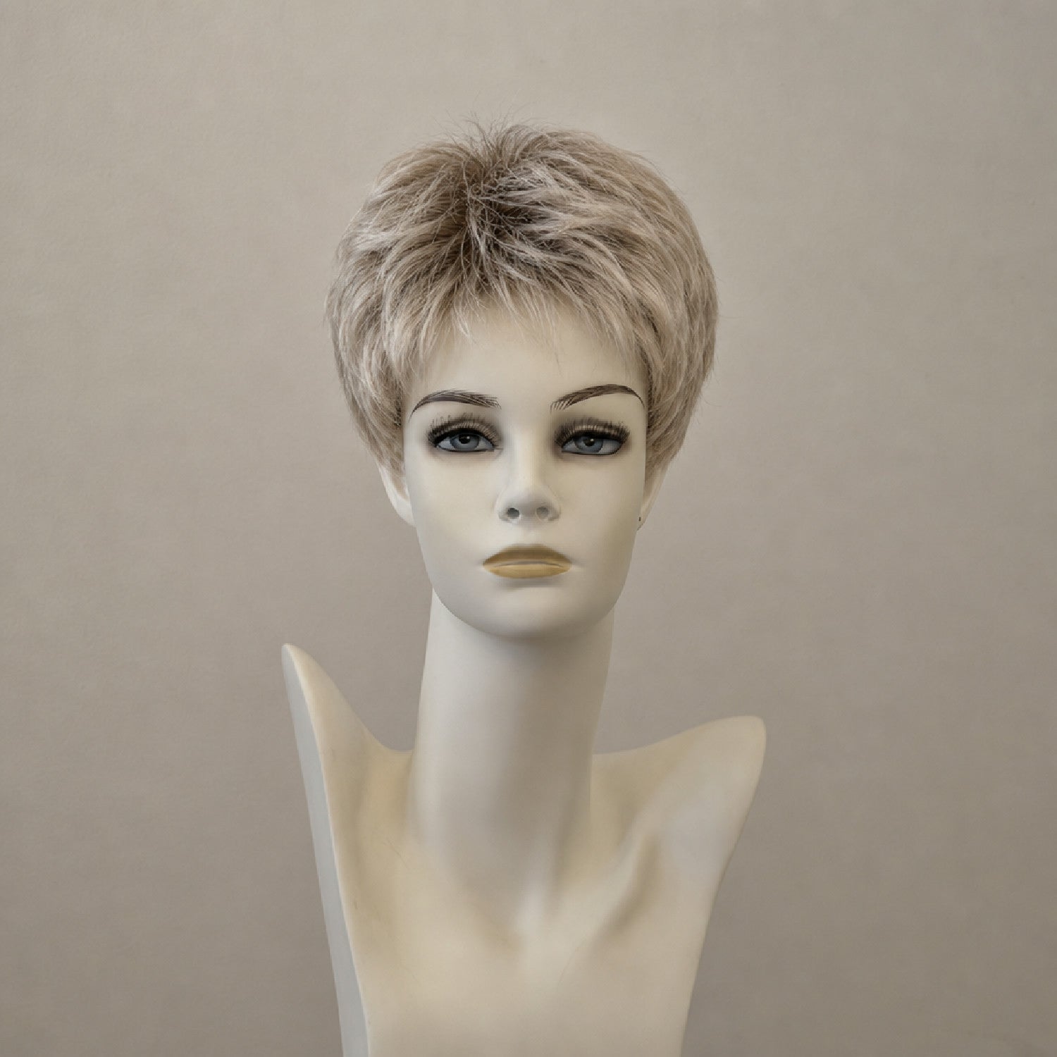 Kurze Perücke 14/88+8: Blond-kupfer, schulterlang