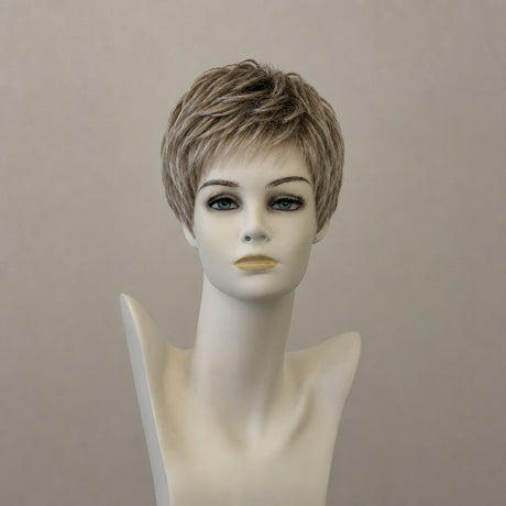 Kurzhaarperücke Short Hair 2 in Blond mit grauen Wurzeln